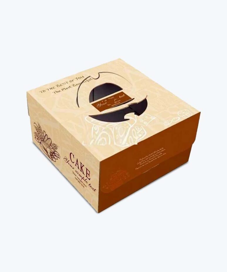 Custom Folding Cake Pastry Boxes