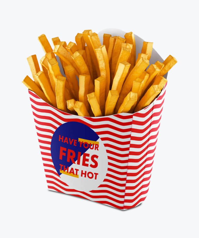 Custom Wholesale Printed French Fry Boxes